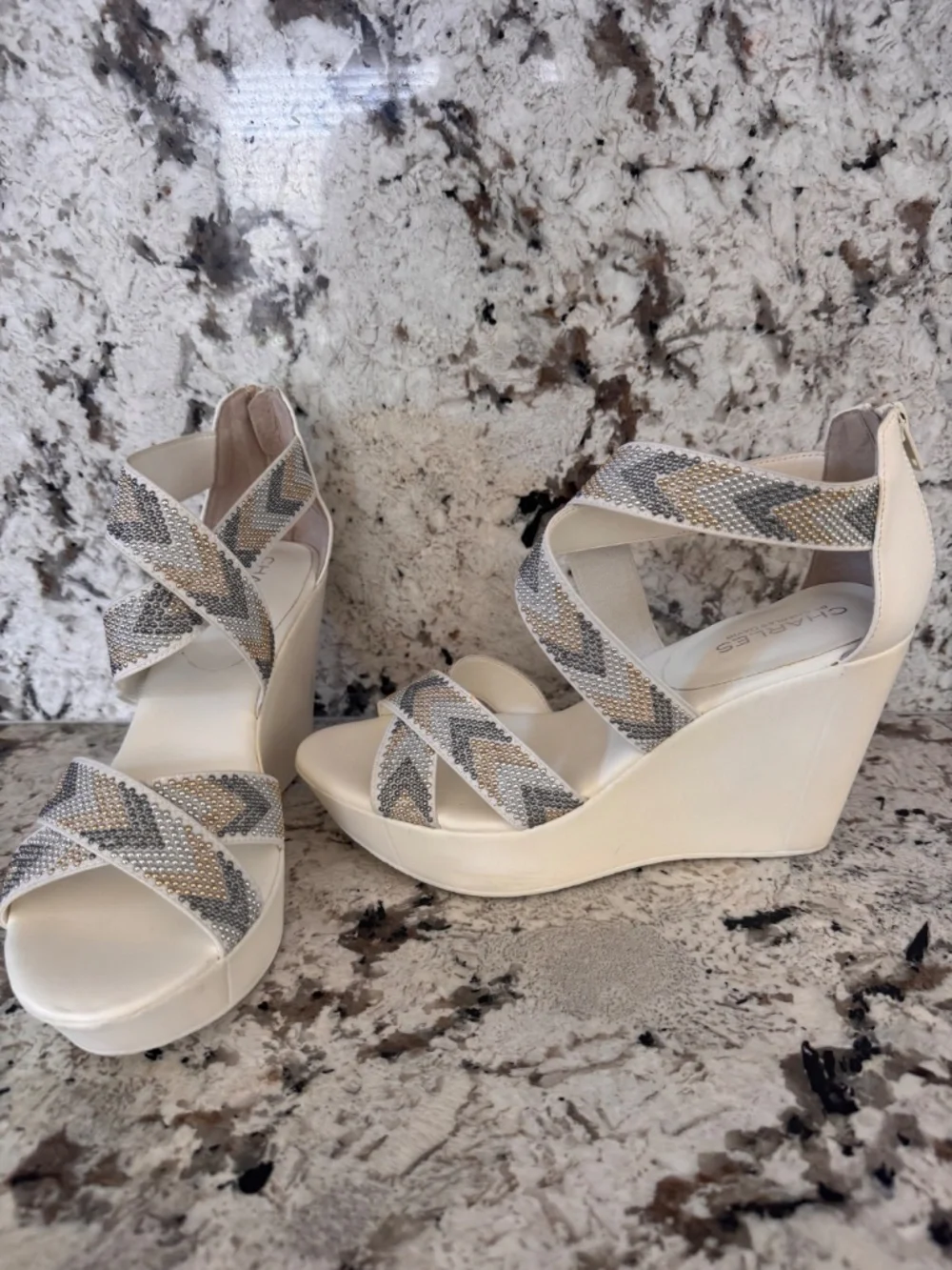 Charles David Platform Sandals
